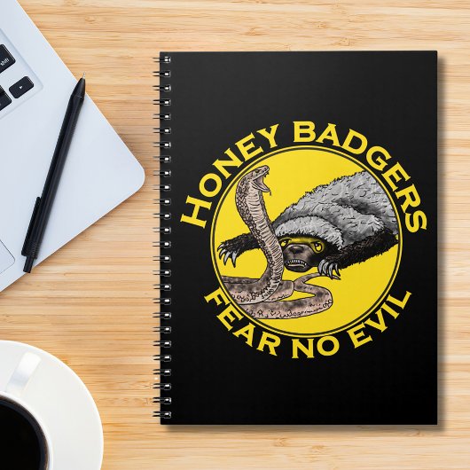 Carnet Honey Badgers ne craignez pas de citation maléfiqu