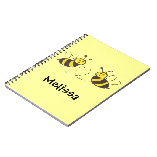 Carnet Honey Bees with Heart (Côté gauche)