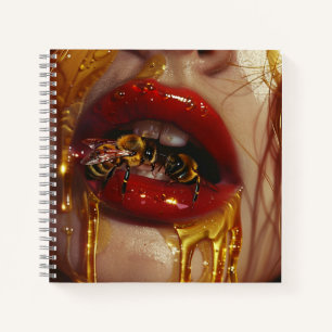 Carnet Honey Drip Beauty – Portraits dorés sensuels de fe