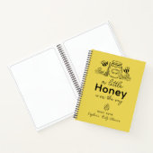 Carnet Honey Jar & Bees Yellow Baby Shower Guest Book (Intérieur)