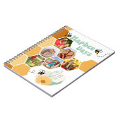 Carnet Honeypeb Photo Collage mignon Bumble Bee (Côté gauche)