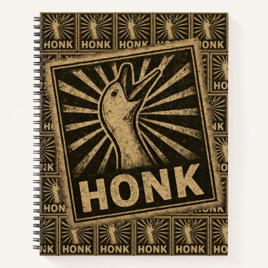 Carnet Honk Goose Funny Duck Chicken Mème (Devant)