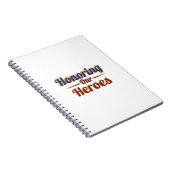 Carnet  Honoring Our Heroes / Cuaderno (Côté Droit)