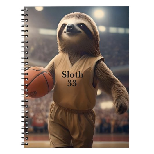 Carnet Hoops and Hangs : Le Slam Dunking Sloth, (Devant)