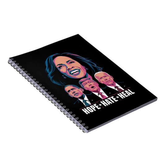 Carnet Hope Hate Heal Rise Kamala 2024 (Côté Droit)
