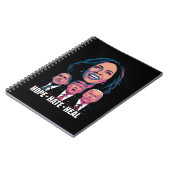 Carnet Hope Hate Heal Rise Kamala 2024 (Côté gauche)