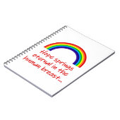 Carnet Hope Springs Eternal (Côté gauche)