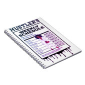 Carnet Horaire hebdomadaire de Hustler (Côté Droit)