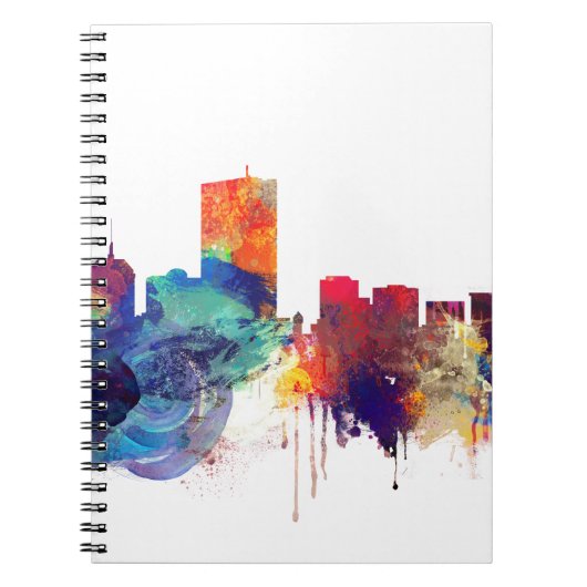 Carnet Horizon d'aquarelle de Boston (Devant)