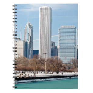 Carnet Horizon de Chicago à travers le lac Michigan