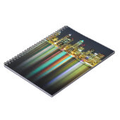 Carnet Horizon de Seattle la nuit avec la réflexion (Côté gauche)