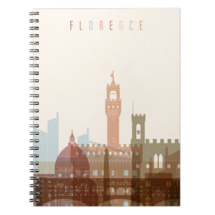 Carnet Horizon de ville de Florence, Italie