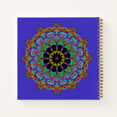 Carnet Horloge à main peinte Mandala 24 (Dos)