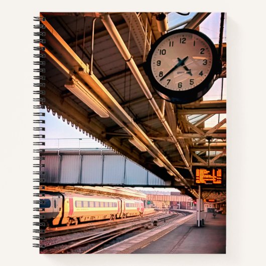 Carnet Horloge de station (Devant)