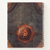 Carnet Horloge rouillée Steampunk (Dos)