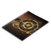 Carnet Horloge Steampunk avec des engrenages anciens (Côté gauche)