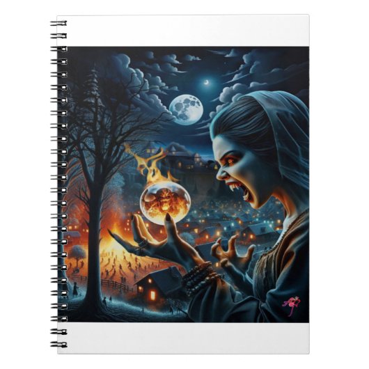 Carnet Horrible nuit & sorcière (Devant)