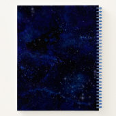 Carnet Hors de ce monde Cosmic Blue Planet étoiles spatia (Dos)