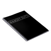 Carnet Hors Service Parfait Pour Les Forces De Police De  (Côté Droit)