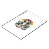 Carnet Horse Dad Vintage Sunset Engraving Vector Design_1 (Côté gauche)