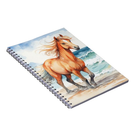Carnet Horse on Beach (Côté Droit)