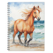 Carnet Horse on Beach (Devant)