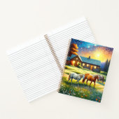 Carnet Horse on Farm Wildflower Meadow (Intérieur)
