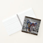 Carnet Horse Saddle Corral clôture Western Wagon Wheels (Intérieur)