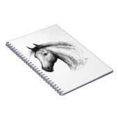 Carnet Horse : White (Côté Droit)