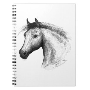 Carnet Horse : White