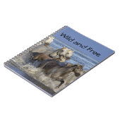 Carnet Horses galloping in the water (Côté gauche)