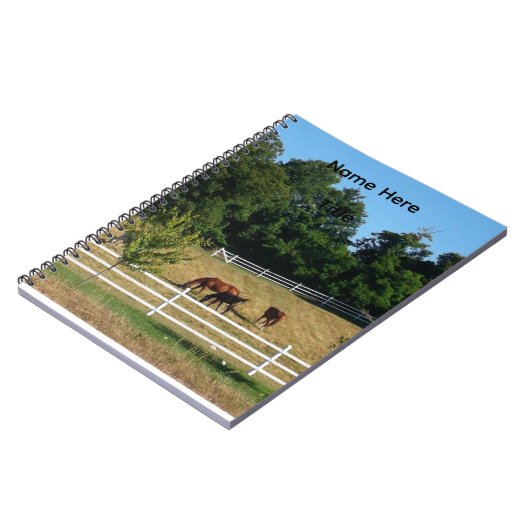 Carnet Horses Notebook (Côté gauche)