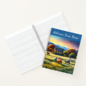 Carnet Horses on Farm Wildflower Meadow (Intérieur)