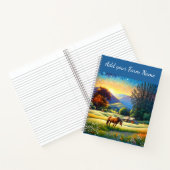 Carnet Horses on Farm Wildflower Meadow (Intérieur)
