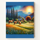 Carnet Horses on Farm Wildflower Meadow (Dos)