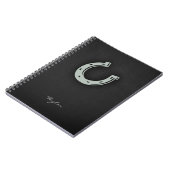 Carnet Horseshoe gris cendré (Côté gauche)