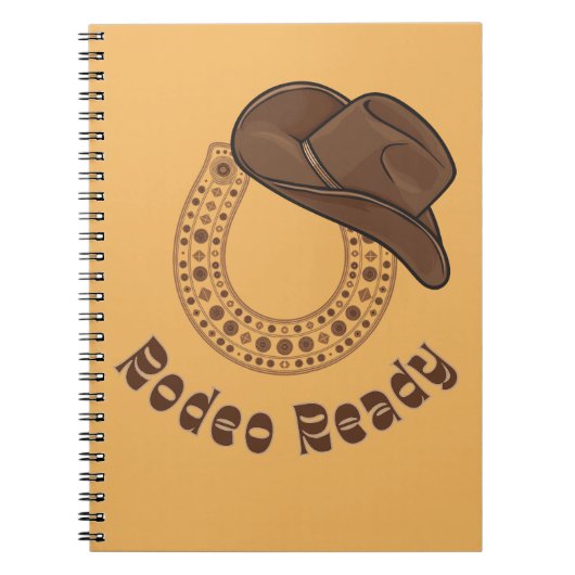 Carnet Horseshoe Rodeo Ready (Devant)