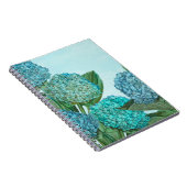 Carnet Hortensia Bleu (Côté Droit)