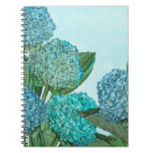 Carnet Hortensia Bleu (Devant)