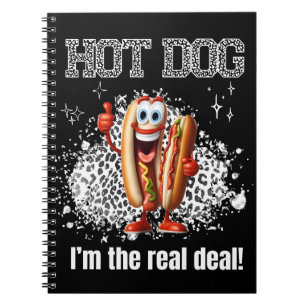 Carnet Hot Dog! Je suis le vrai marché