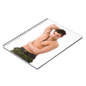 Carnet Hot Guy Gym Dude Big Biceps Weight Training Camo (Côté gauche)