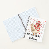 Carnet Hot Mess in the Henhouse Valentine Chicken Grid (Intérieur)