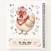 Carnet Hot Mess in the Henhouse Valentine Chicken Grid (Dos)