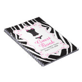 Carnet Hot Pink Lingerie Party  (Côté Droit)