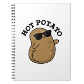 Carnet Hot Potato Funny Veggie Pun (Devant)