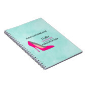 Carnet Hot Rose Stiletto High Heel Chaussure Chic Busines (Côté Droit)