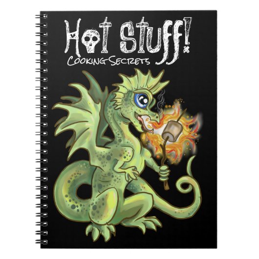 Carnet Hot Stups! lil marshmellow dragon torréfié (Devant)