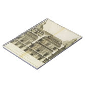 Carnet Houghton Hall : section transversale du Hall et du (Côté gauche)