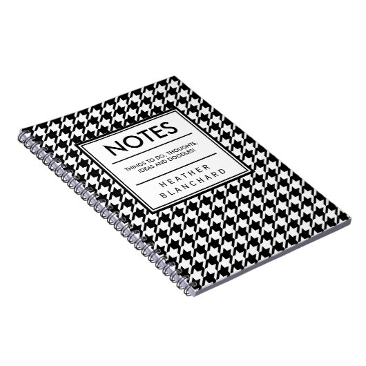 Carnet Houndstooth (Côté Droit)
