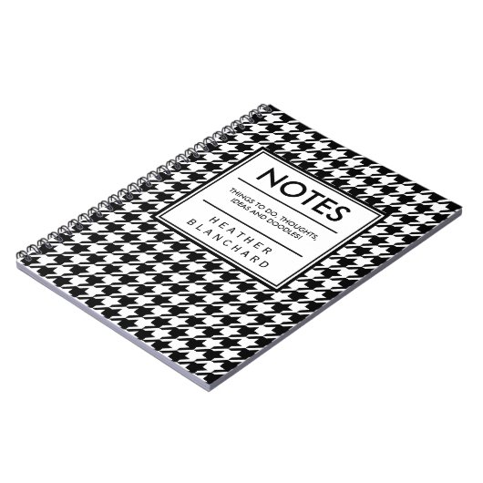 Carnet Houndstooth (Côté gauche)